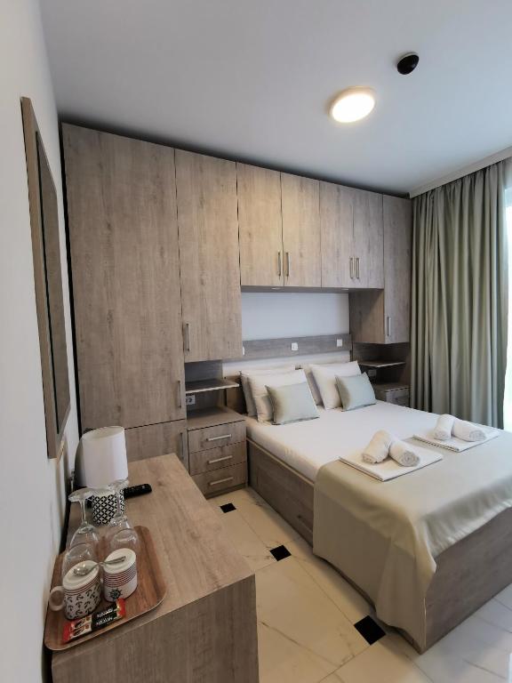 Voodi või voodid majutusasutuse Hotel MonteNino toas