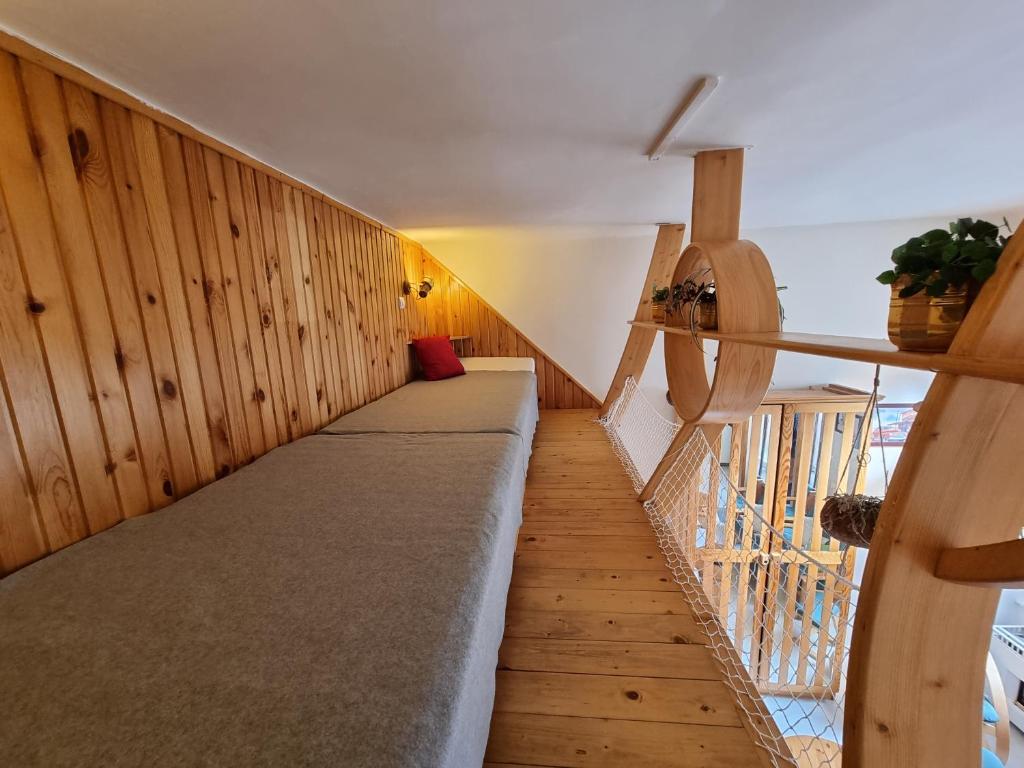 Balkón nebo terasa v ubytování Little Cozy Apartman
