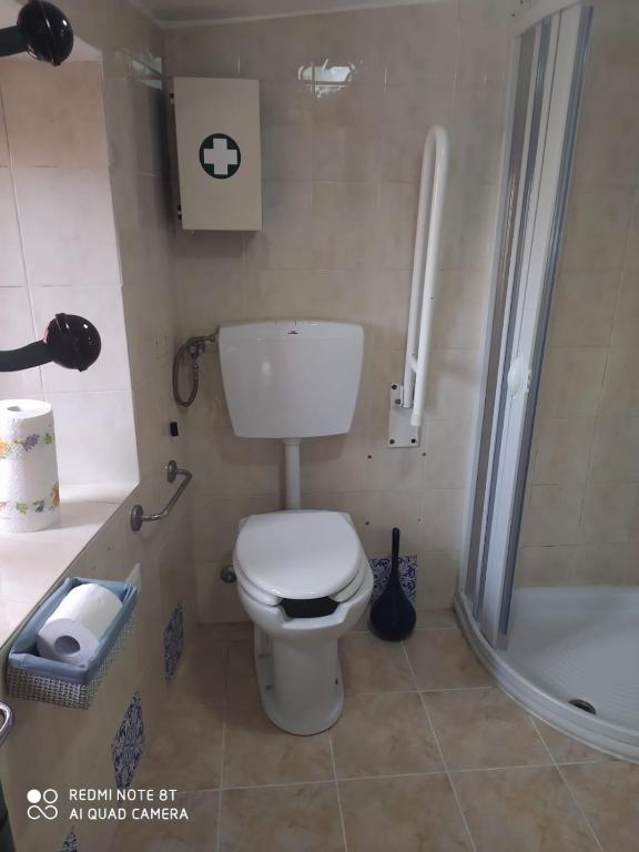 Koupelna v ubytování Ostello ninin de ma'