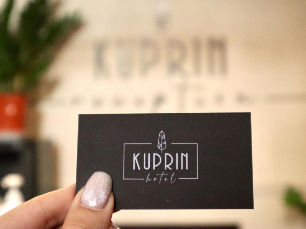 Certifikát, hodnocení, plakát nebo jiný dokument vystavený v ubytování Kuprin Hotel