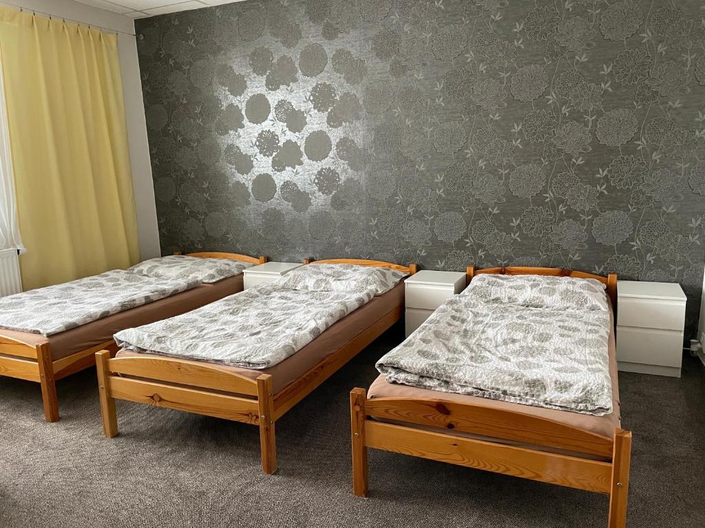 Voodi või voodid majutusasutuse Četnická stanice Hluboká toas