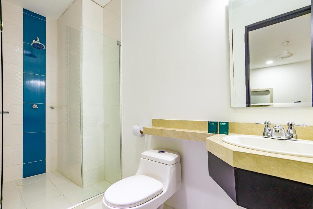 Koupelna v ubytování Hotel Ayenda Monteria Central