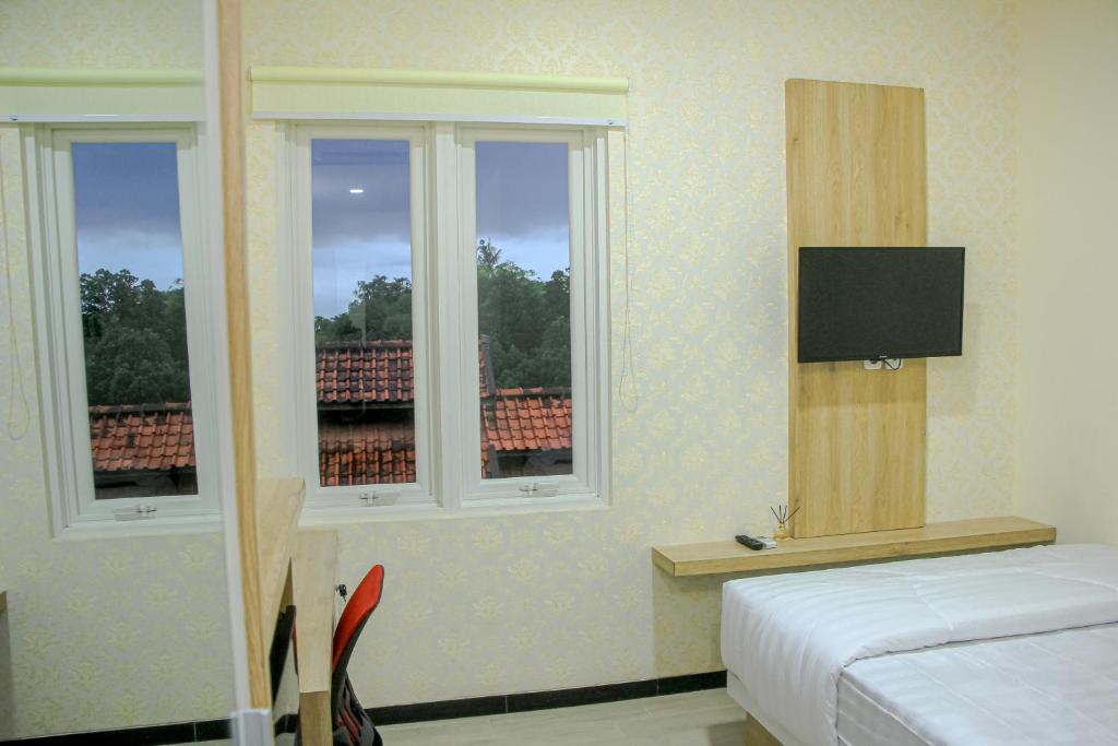 TV a/nebo společenská místnost v ubytování CASAKITA exclusive guest house