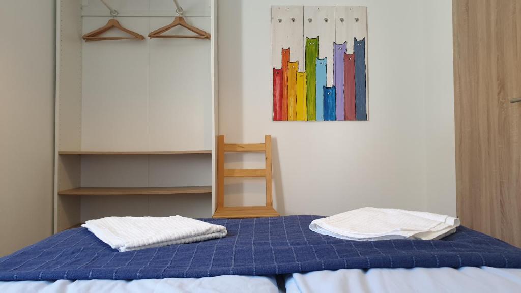 Posteľ alebo postele v izbe v ubytovaní MiLa Home Zamardi - Keszeg