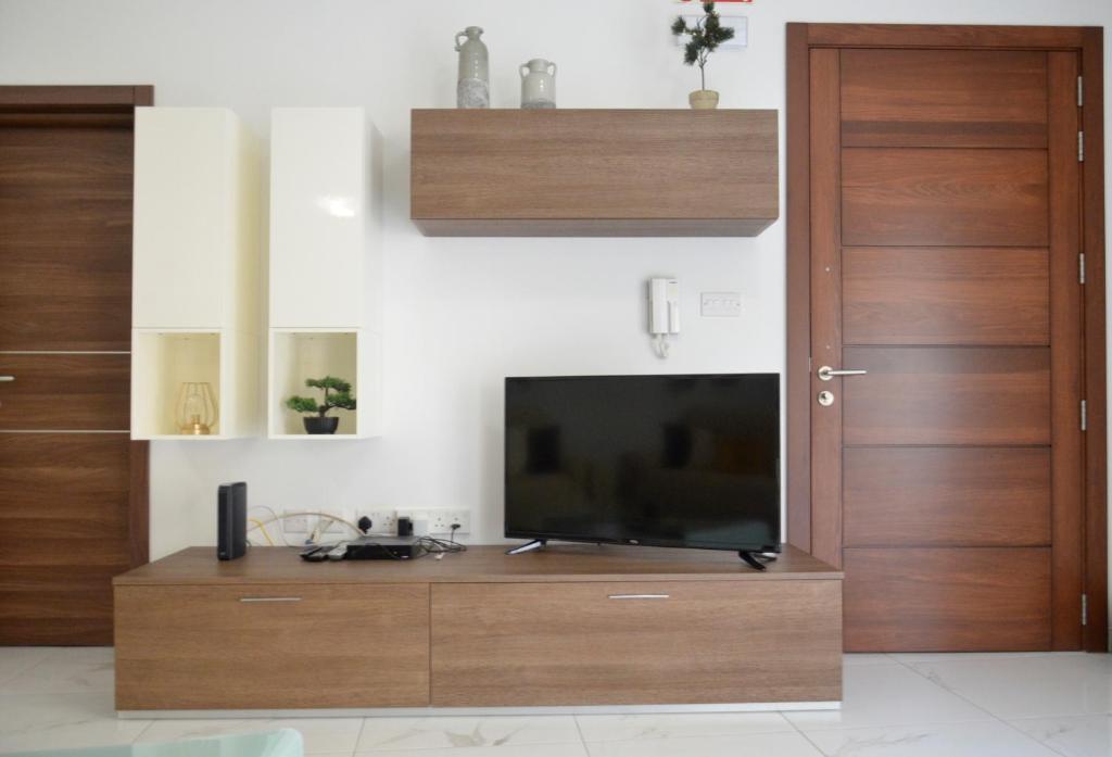 TV a/nebo společenská místnost v ubytování Lorenza Letting Apartment