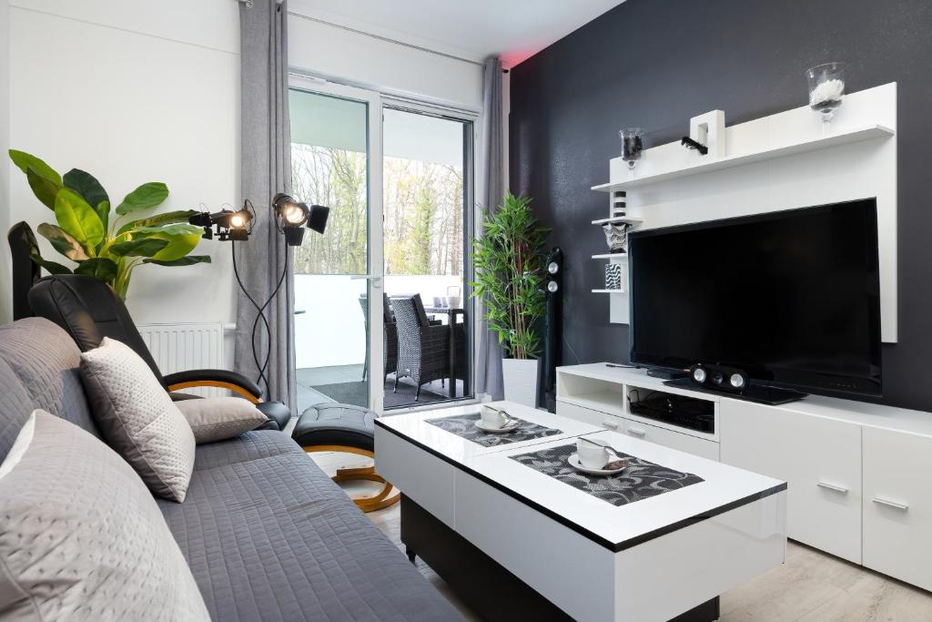 Istumisnurk majutusasutuses Platinium Apartment by Renters Prestige