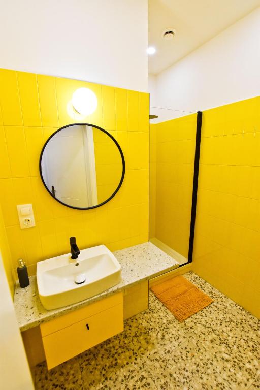 Koupelna v ubytování ZACHÁR APARTMAN