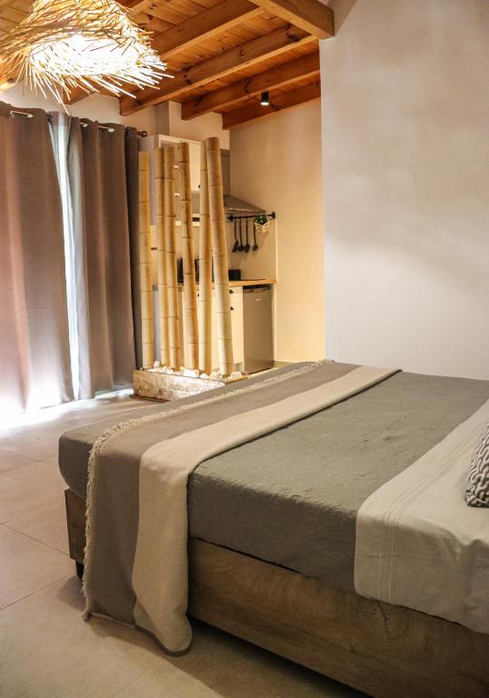Postel nebo postele na pokoji v ubytování Vabel Skiathos
