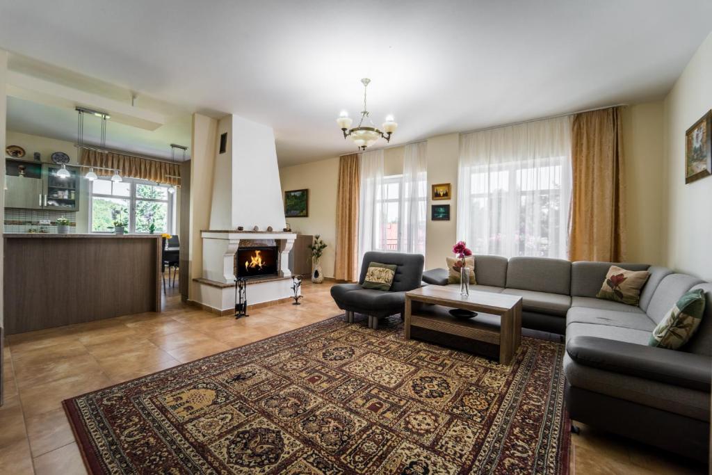 Posezení v ubytování Villa Walir - Spa Hotel Garni SUPERIOR
