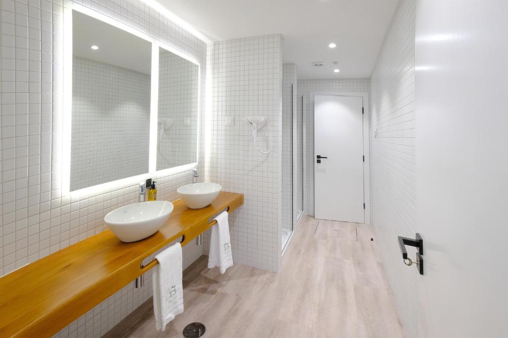 Koupelna v ubytování Boa Nova Hostel