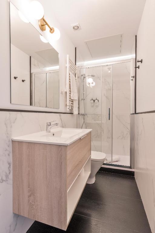 Koupelna v ubytování Uma Suites Atocha