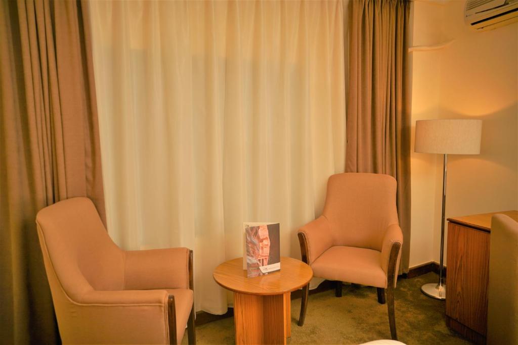 Posezení v ubytování Silk Road Hotel