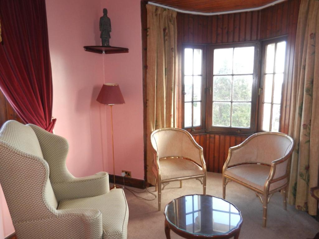 Posezení v ubytování Mansfield Castle Hotel