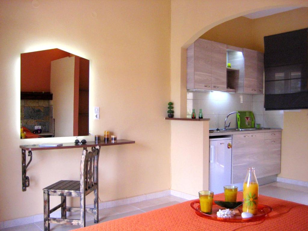 A cozinha ou kitchenette de Corfu Pearl