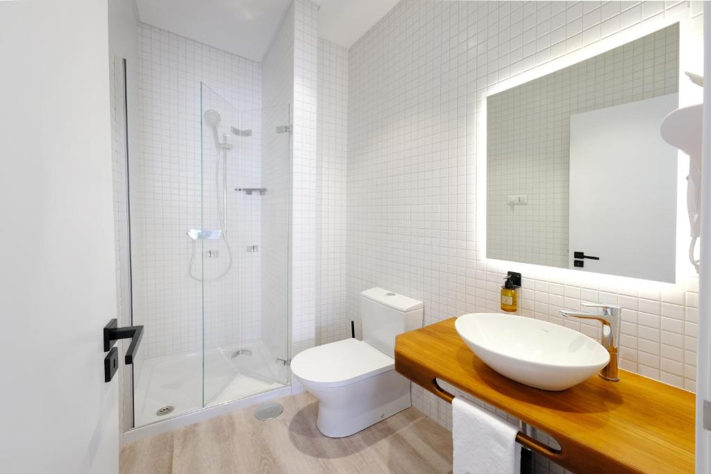 Koupelna v ubytování Boa Nova Hostel