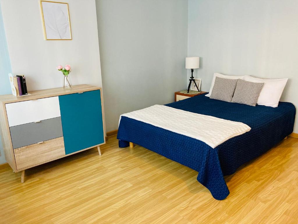 Cama o camas de una habitación en Questae Apartments Jõe