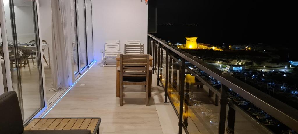 Balkón nebo terasa v ubytování La Isleta Sea View beach apartment - Front Line