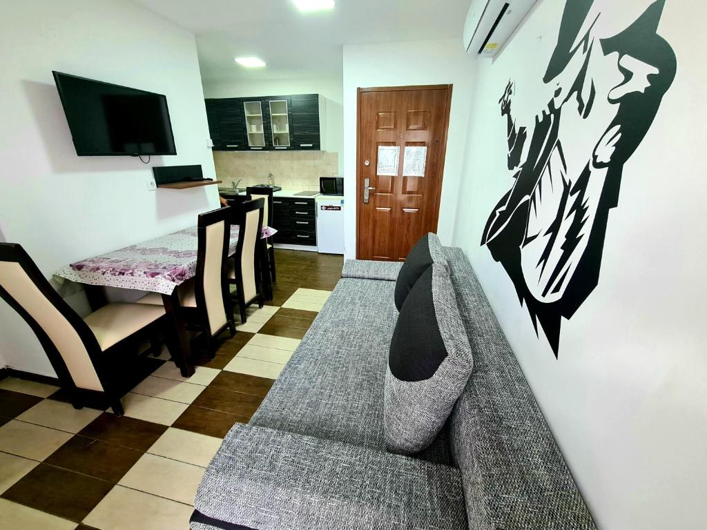 TV a/nebo společenská místnost v ubytování Marika Apartman Sopron