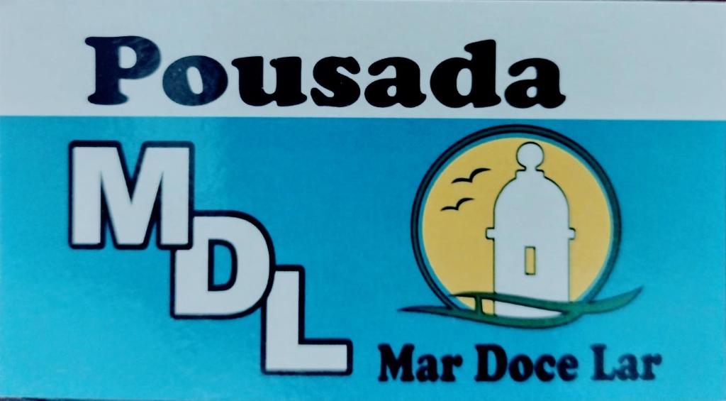 a sign with a mar doodle of a mosque at MAR DOCE LAR in Cabo Frio