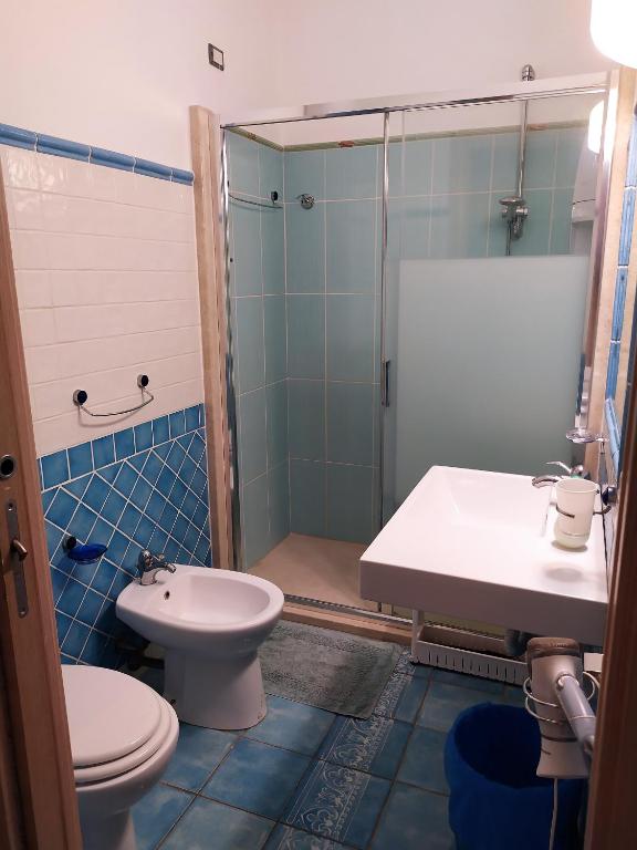Koupelna v ubytování B&B Luna Blu
