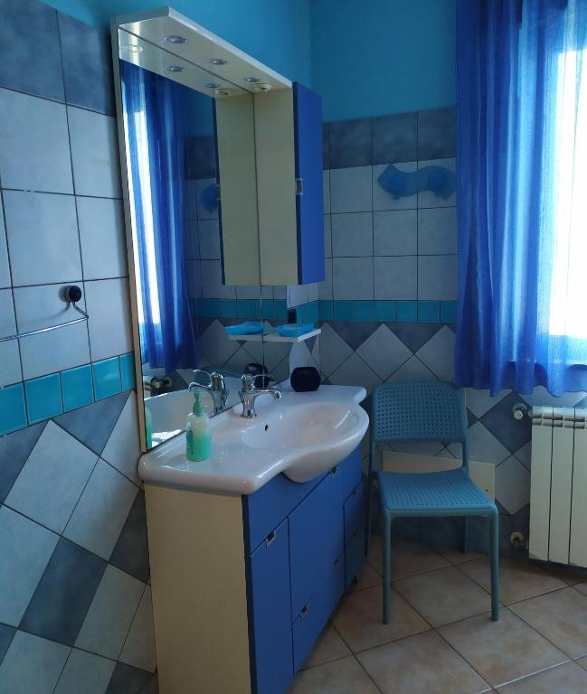 Koupelna v ubytování B&B Luna Blu