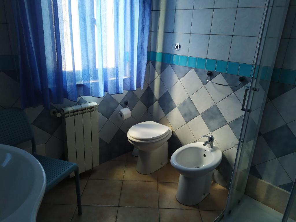 Koupelna v ubytování B&B Luna Blu