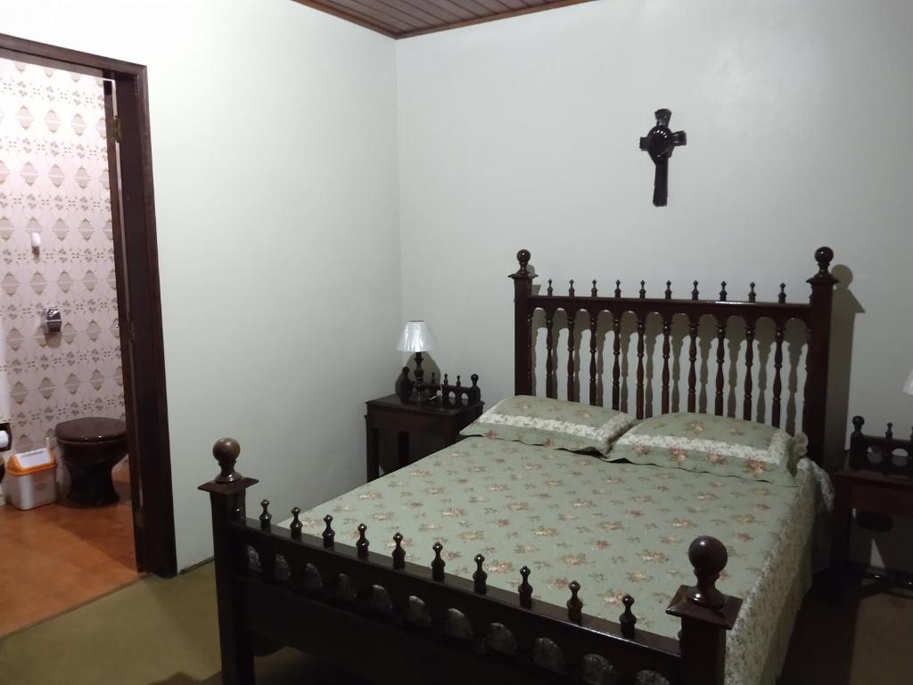  Casa com lareira e 3 quartos de casal em Campos do Jordão