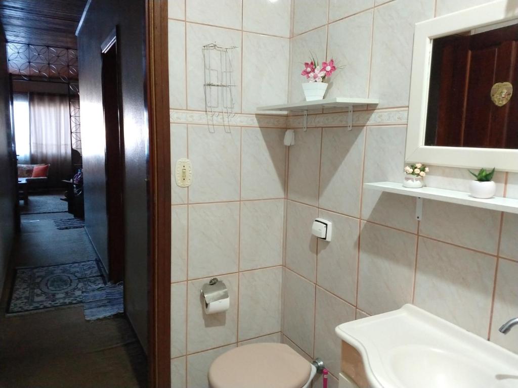  Casa com lareira e 3 quartos de casal em Campos do Jordão