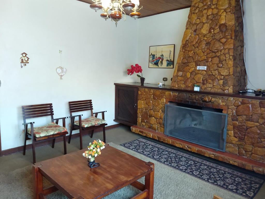  Casa com lareira e 3 quartos de casal em Campos do Jordão