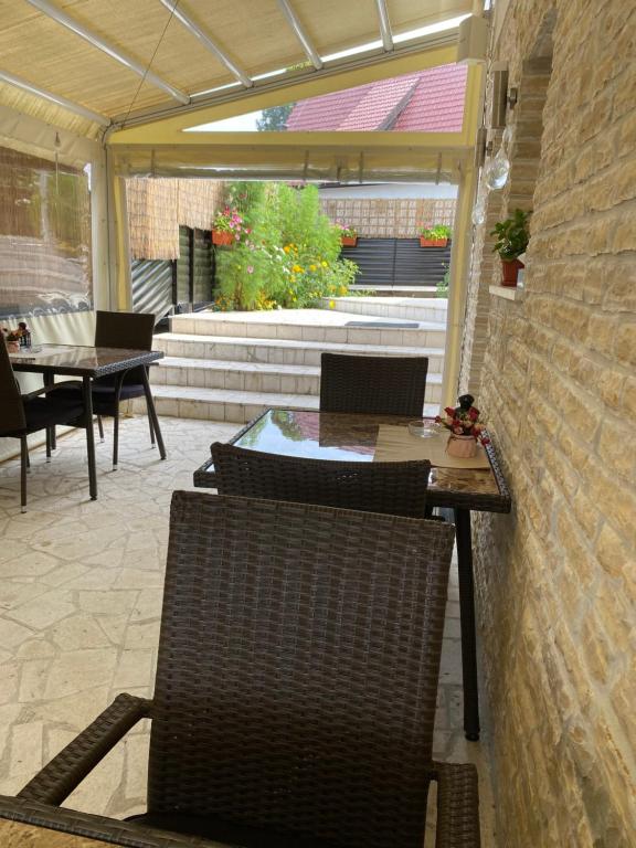 Balkón nebo terasa v ubytování B&B Millenium House