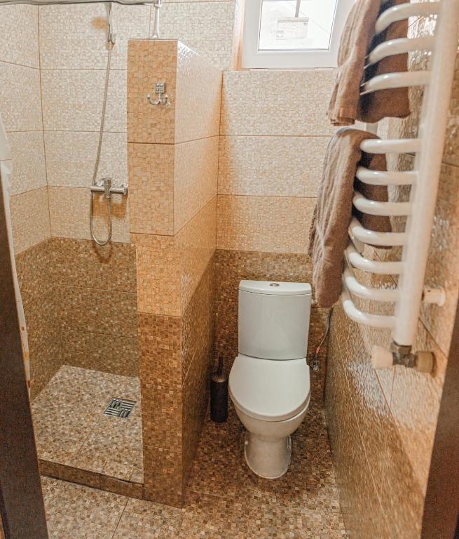 Koupelna v ubytování SAMARIANKA hotel