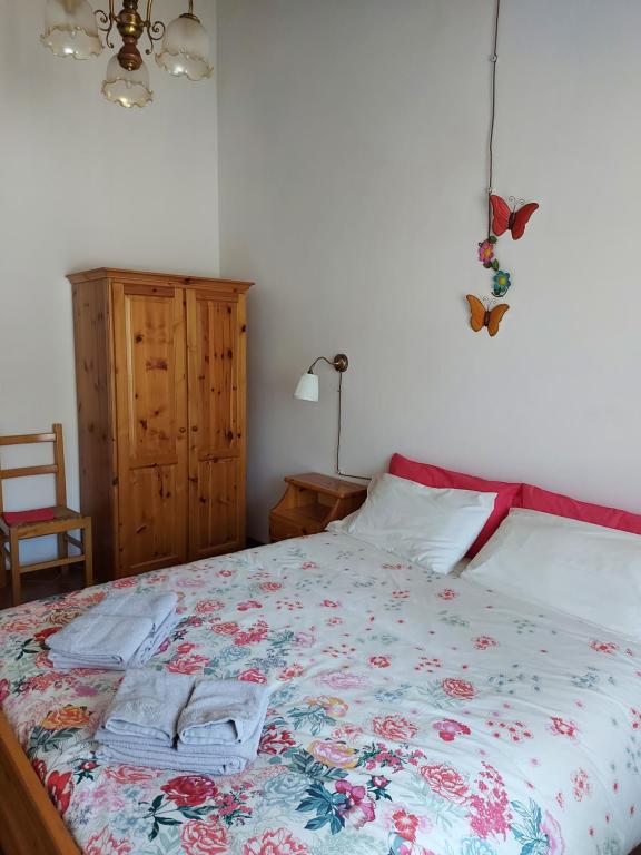 Postel nebo postele na pokoji v ubytování Agriturismo Capannacce