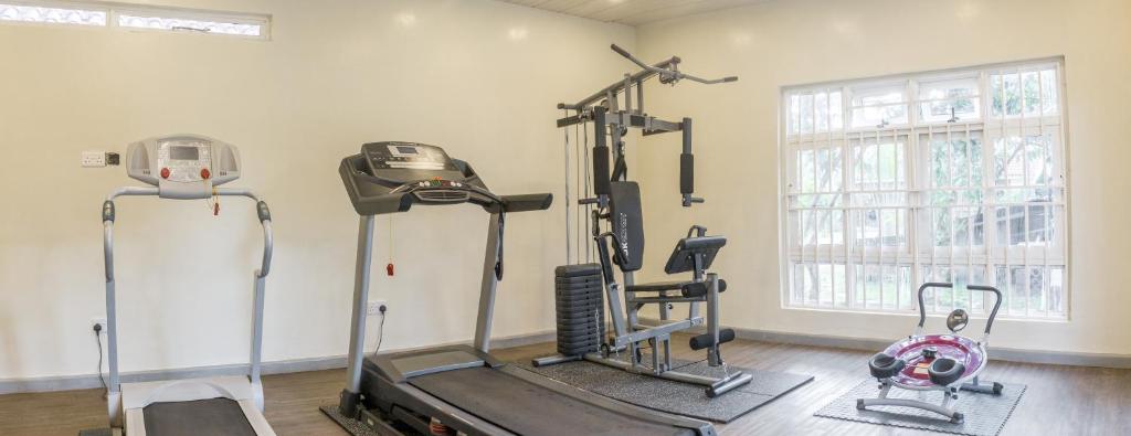 Fitness centrum a/nebo fitness zařízení v ubytování Edaala Comfort - Cottage Rooms