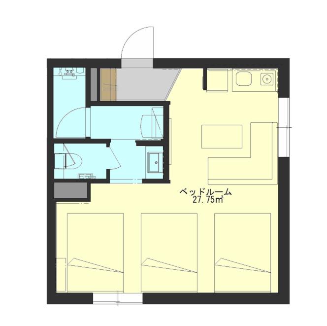 Půdorys ubytování GRAND BASE Urakami