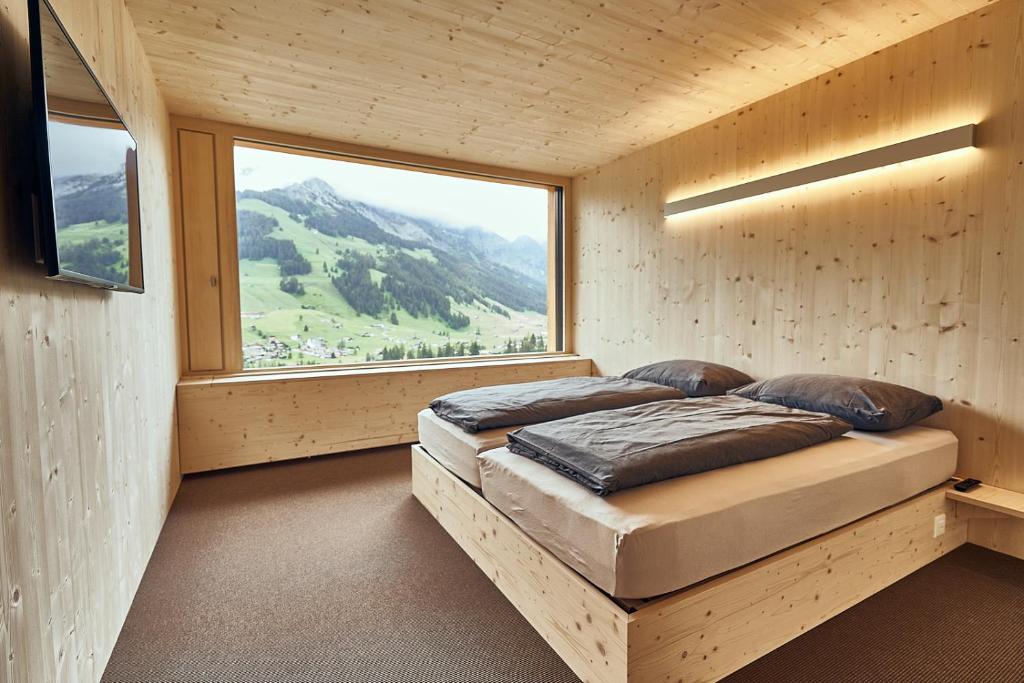 Revier Mountain Lodge Adelboden - 大型双房间，山景