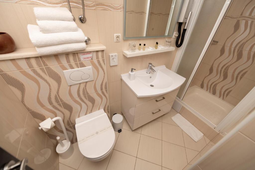 Koupelna v ubytování Deluxe Collection Hotel Kastel