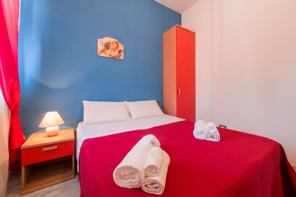 Postel nebo postele na pokoji v ubytování B&B A Casa di Danilo