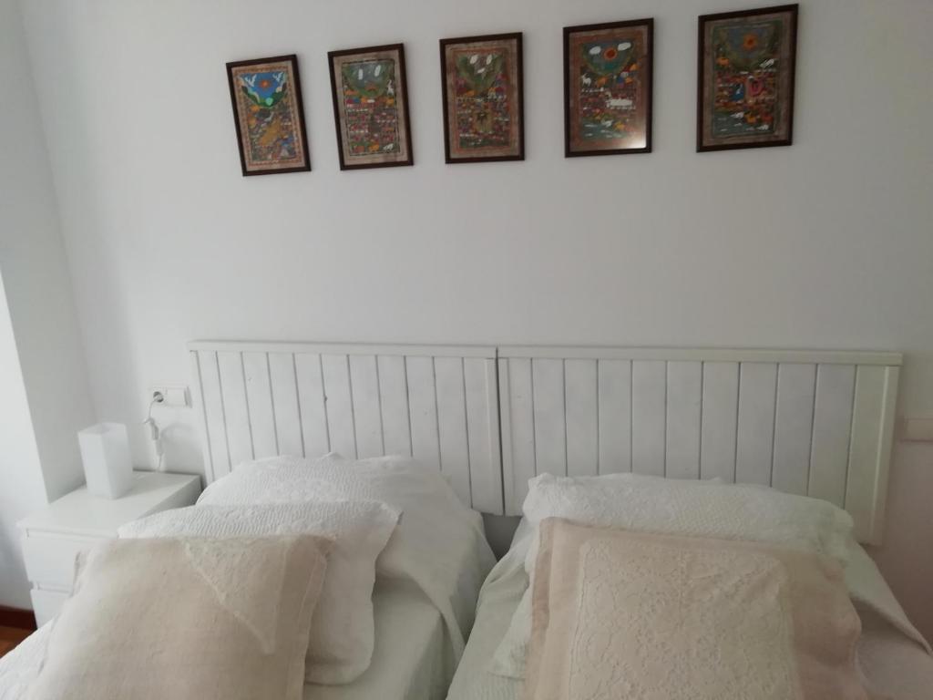 Postel nebo postele na pokoji v ubytování Apartamento Conlledo