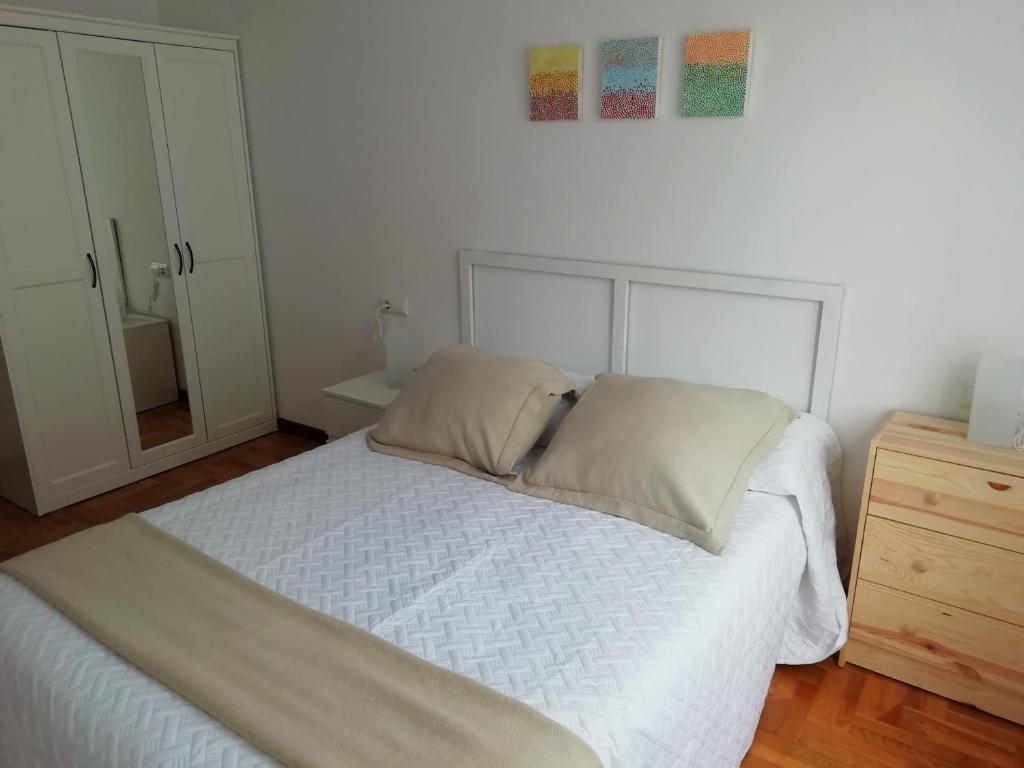 Postel nebo postele na pokoji v ubytování Apartamento Conlledo