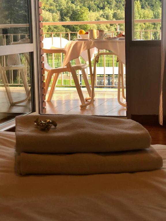 Balkón nebo terasa v ubytování Hotel Solana del Ter
