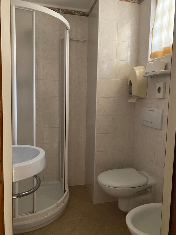 Koupelna v ubytování Hotel Modenese