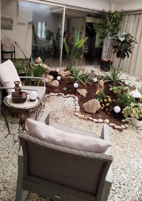Posezení v ubytování B&B Com a Casa Teva