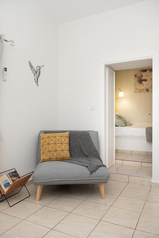 Posezení v ubytování Antheon apartments