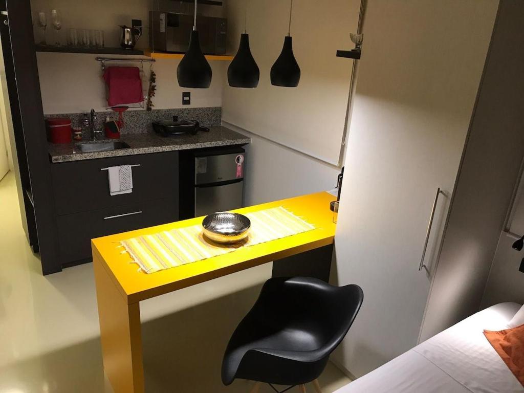  Apto Studio 501 mobiliado com linda vista