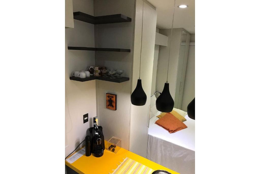  Apto Studio 501 mobiliado com linda vista