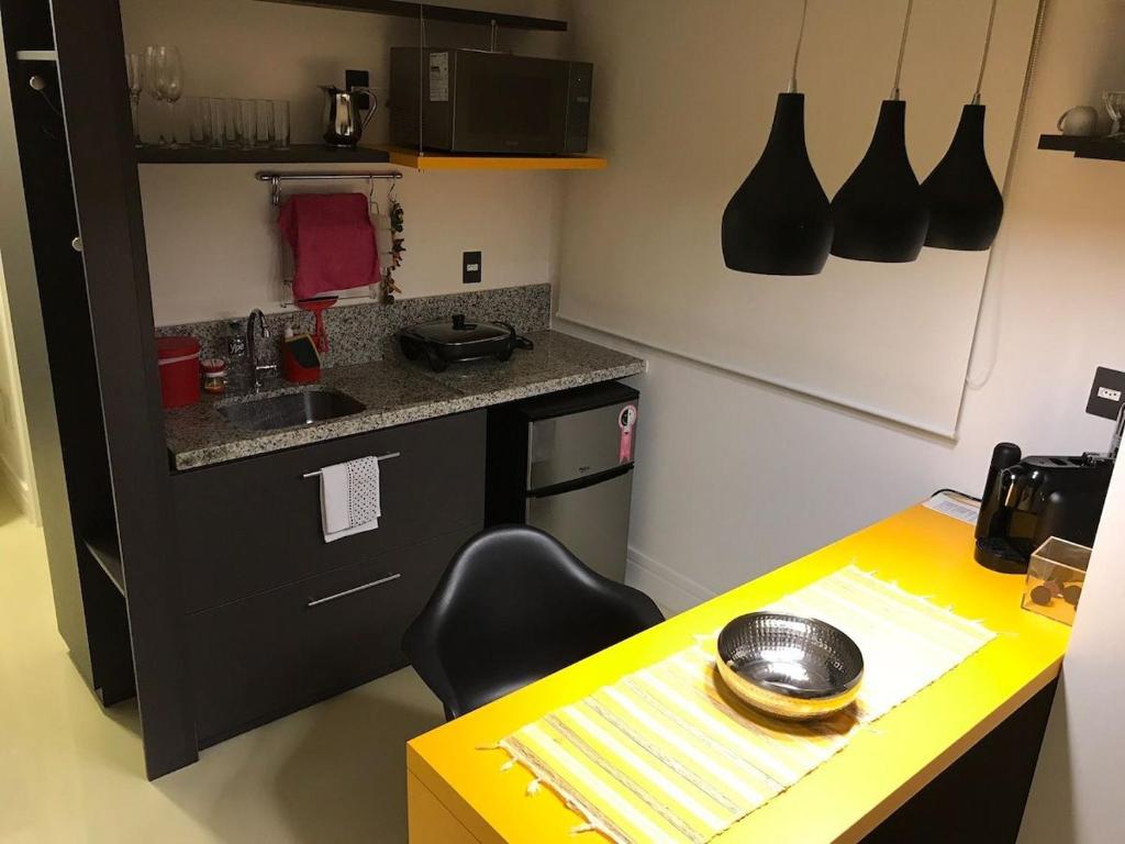  Apto Studio 501 mobiliado com linda vista