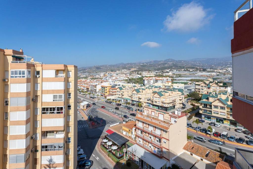 Nespecifikovaný výhled na destinaci Torrox nebo výhled na město při pohledu z apartmánu
