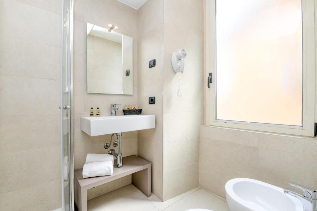 Koupelna v ubytování Hotel Tripoli