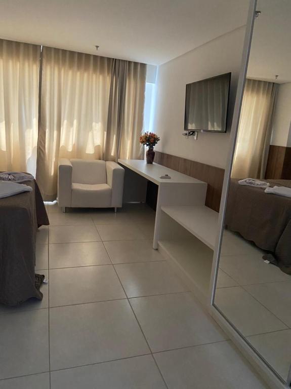  Flat em hotel no centro da cidade