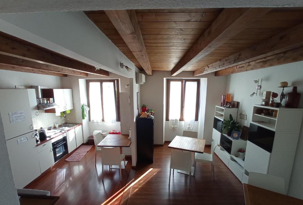 Kuchyň nebo kuchyňský kout v ubytování Cuscino e Cappuccino B&B